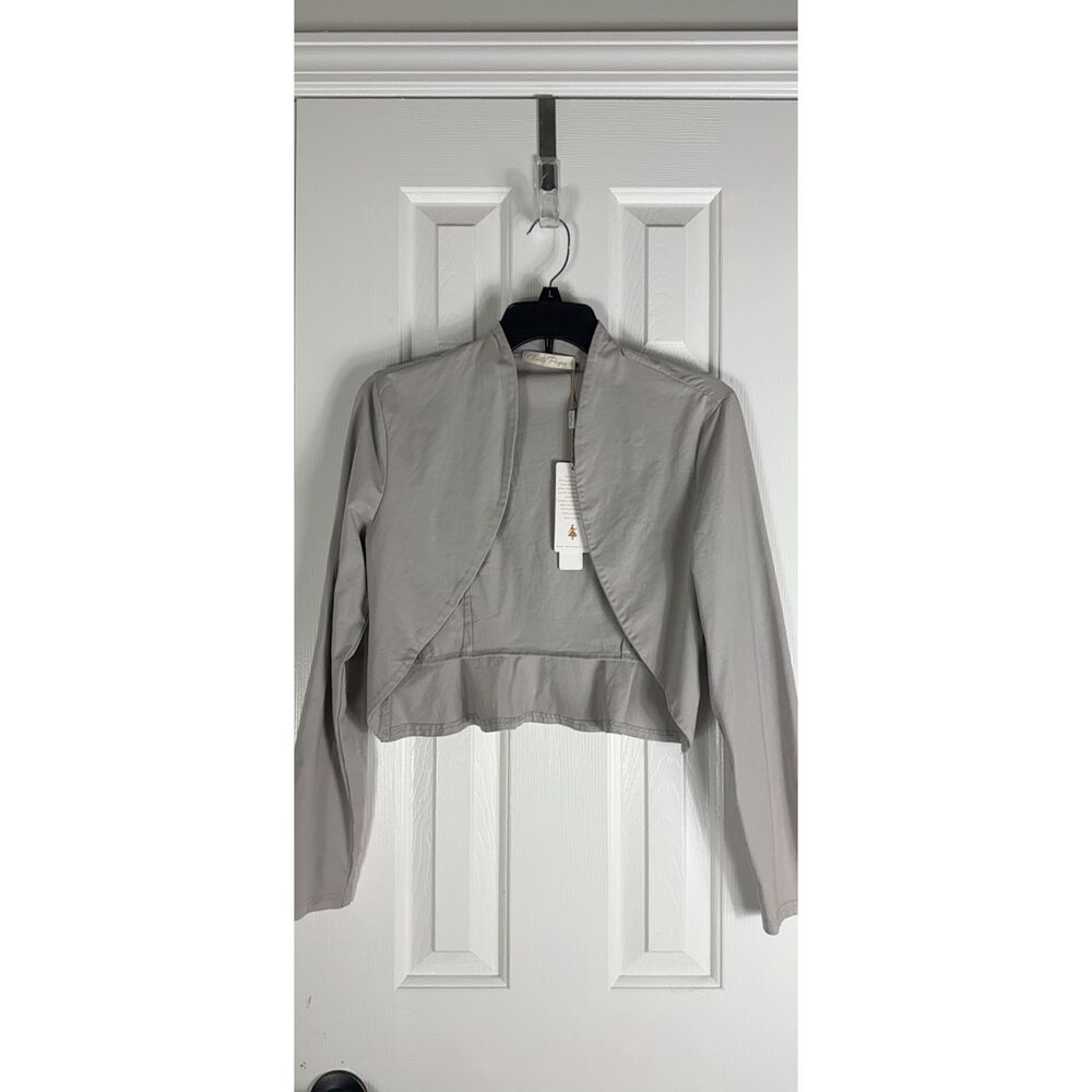 NWT Belle Pogue Grey Cardigan Size M